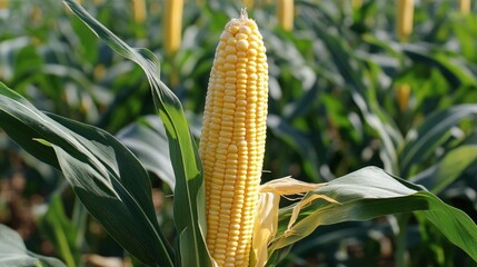Close Up of a Corn Cob