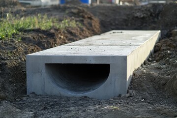U shaped precast drainage concrete