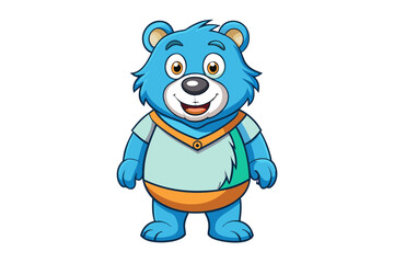 Bear cartoon vector illustration
