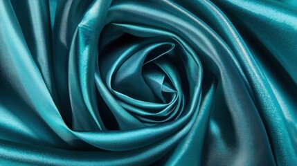 Abstract Turquoise Satin Texture