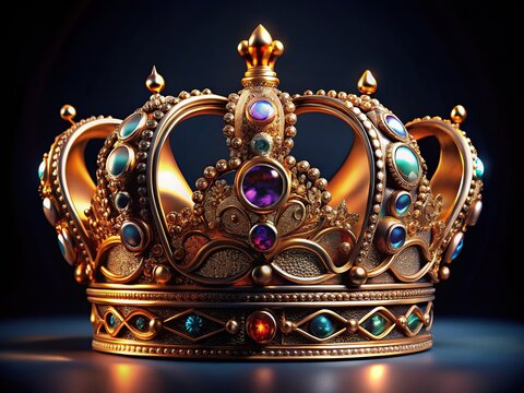 Illustrious headpiece, embodying the essence of nobility, a symbol of power and regal lineage.