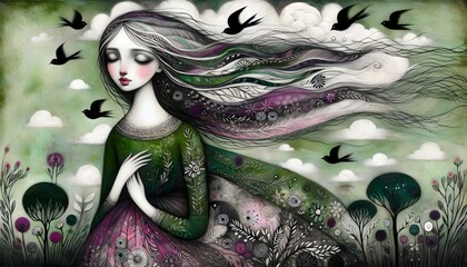 "Susurros del Viento y el Silencio"