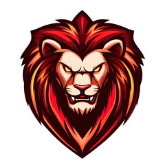 Obraz premium Lion logo design vector template. lion head logo design icon vector illustration
