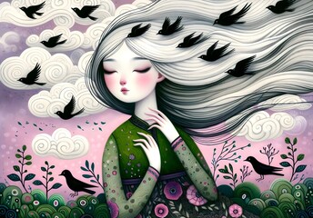 "Susurros del Viento y el Silencio"