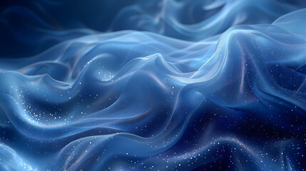 Obraz premium Abstract Blue Background with Glittering Lights