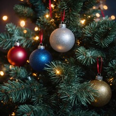 Fototapeta premium Joyful decorations inspire happiness and celebration