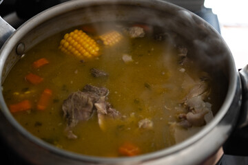 Sancocho dominicano. Uno de los platos típicos de República Dominicana.