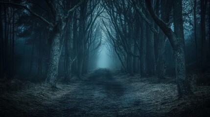 Obraz premium Mysterious Forest Path