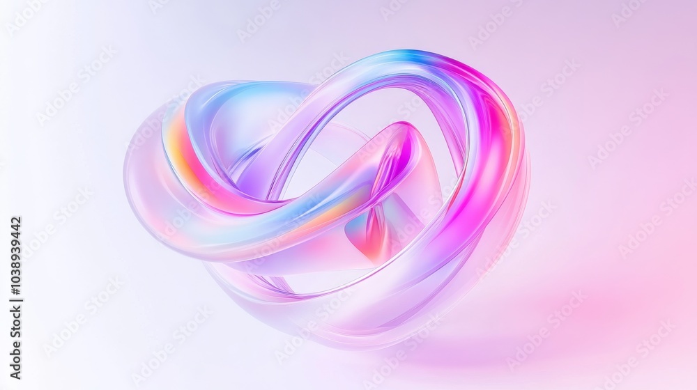 Poster a vibrant abstract swirl of luminous colors creating a dynamic and fluid visual effect, perfect for 