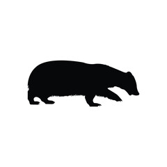 silhouette of a bear