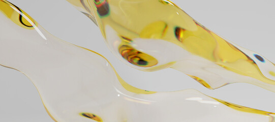 3d glass abstract objects © neurostructure