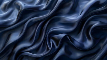 Obraz premium Abstract Blue Fabric Background Illustration