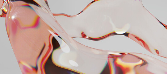 3d glass abstract objects © neurostructure