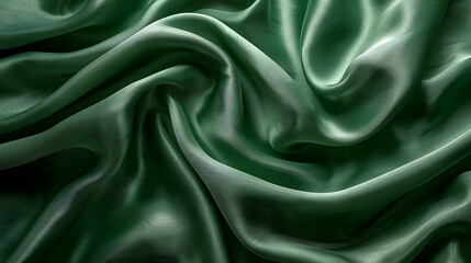 Obraz premium Abstract Green Fabric Texture Background