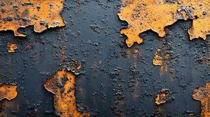 Fototapeta premium Abstract Rusty Metal Texture Background - Peeling Paint