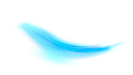 Abstract blue soft smoky transparent neon shine over white background. Vector illustration