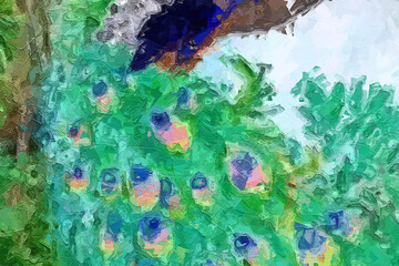 Oil paintings and various flowers, chrysanthemums, zebras, forests, roses, peonies, flowers, and birds, are all beautiful