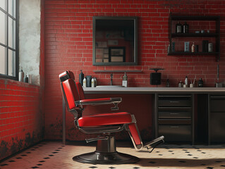 Fototapeta premium Barber shop