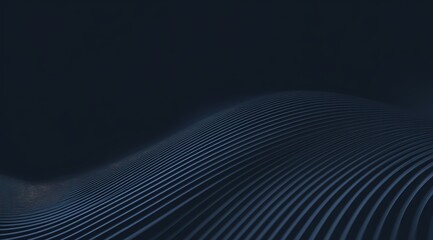 Dark blue background with small horizontal lines,