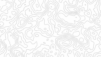 Topographic map background geographic line map with seamless ornament design. 