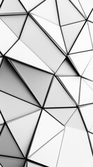 Abstract Geometric Pattern of Interlocking Triangles Creating a Modern and Minimalist Design.