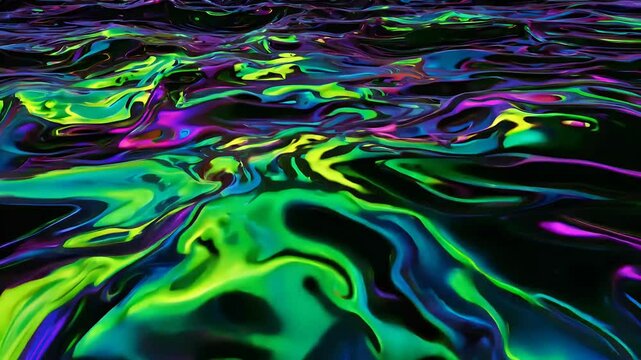 dramatic 4K animation depicting spread toxic poison black background stain rendered 3D emphasize dangers chemical