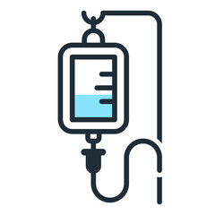 Infuse icon, iv bag icon