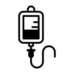 Infuse icon, iv bag icon