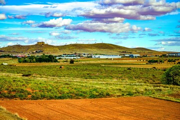 Windmills of the Spanish municipality of Consuegra, in the province of Toledo.