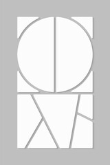 Template collage of seven frames, images, photos