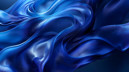 Obraz premium Abstract Blue 3D Rendered Background