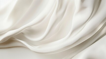 Obraz premium Elegant Creamy Silk Fabric Texture Background