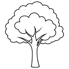 Beautiful natural tree silhouette vector artwork perfect for nature-themed designs, environmental branding, and eco-friendly projects. Ideal for decor, branding, and prints.