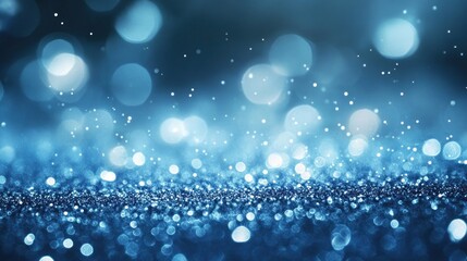 Fototapeta premium Blue Glitter Background