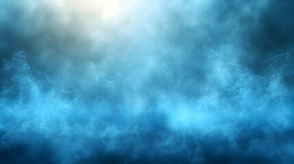 Obraz premium Abstract Blue Smoke Background