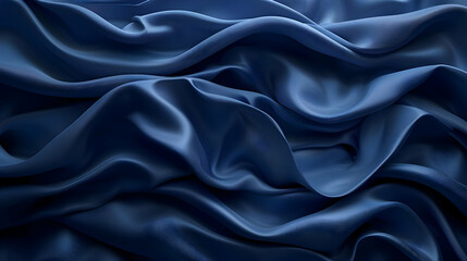 Obraz premium Abstract Blue Silk Fabric Background