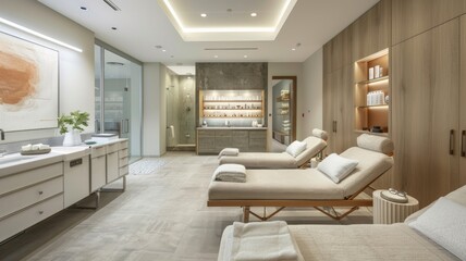Fototapeta premium wellness center offering personalized rejuvenation treatments,
