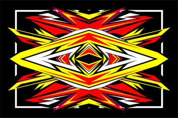 Obraz premium design vector background abstract racing, wrap car, decal abstract