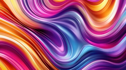 Obraz premium Abstract Colorful Waves