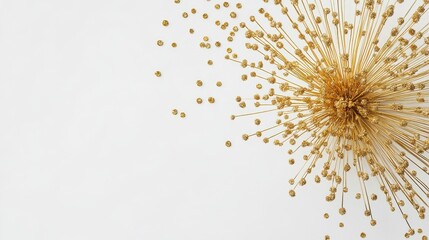 Obraz premium Sparkling Golden Burst of Radiant Elegance