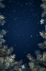 Sky with stars background.