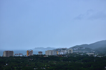 Vista de Ixtapa Guerrero desde mirador.
