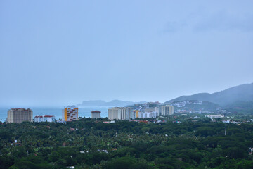 Vista de Ixtapa Guerrero desde mirador.