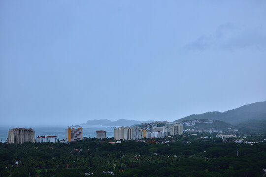 Vista de Ixtapa Guerrero desde mirador.