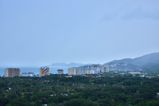 Vista de Ixtapa Guerrero desde mirador.