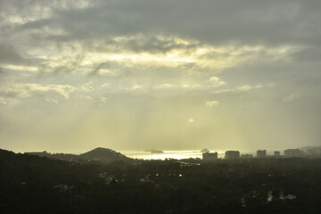 Vista de Ixtapa Guerrero desde mirador.