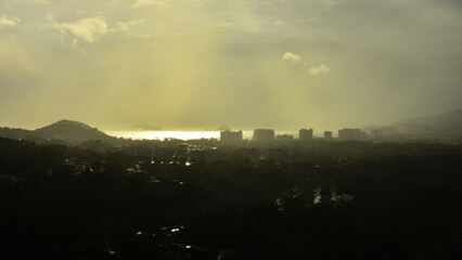 Vista de Ixtapa Guerrero desde mirador.