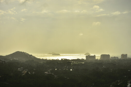 Vista de Ixtapa Guerrero desde mirador.