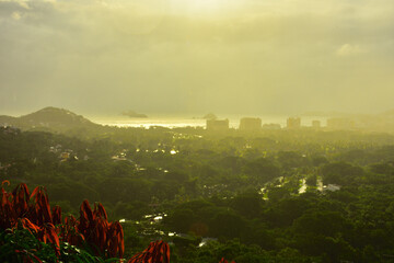 Vista de Ixtapa Guerrero desde mirador.