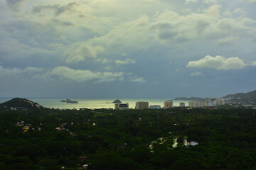Vista de Ixtapa Guerrero desde mirador.